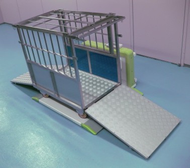 中型動物用体重測定ユニット